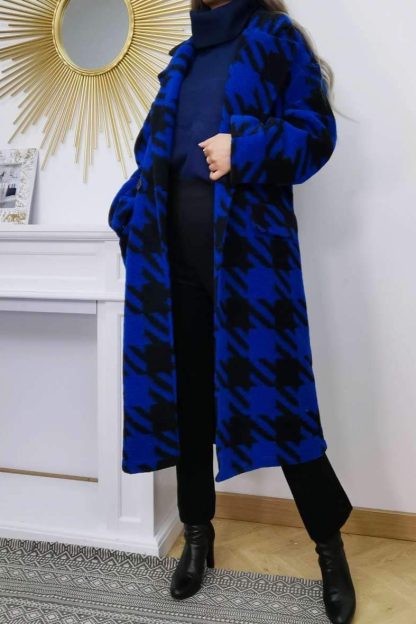 Blue winter coat